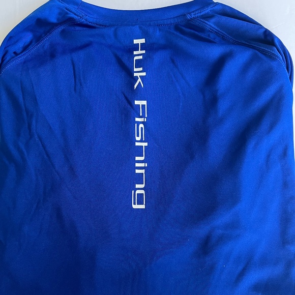 Huk XXL Blue Performance Fishing shirt - Picture 4 of 4
